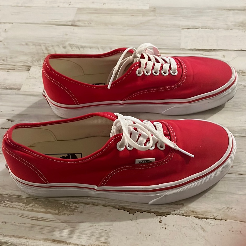 Vans- Red sneakers